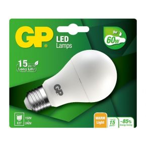 GP LED -pallolamppu, E27, 9 W (60 W), 806 lm